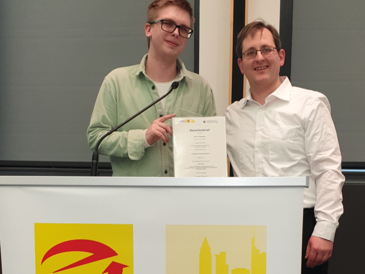 Innungsbester 2026 Paul Eckstein